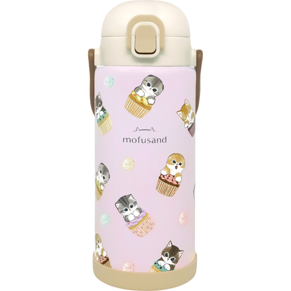 BACKYARD FAMILY「水筒 ワンタッチ かわいい 1000ml 通販 ステンレスボトル 1l ワンプッシュボトル」|食器・キッチングッズ|ピンク1