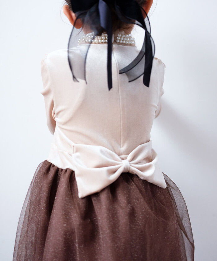 BACKYARD FAMILY「Rora ワンピース 通販 セリーナ ドッキングワンピース 子供服 ワンピ 長袖」|その他|