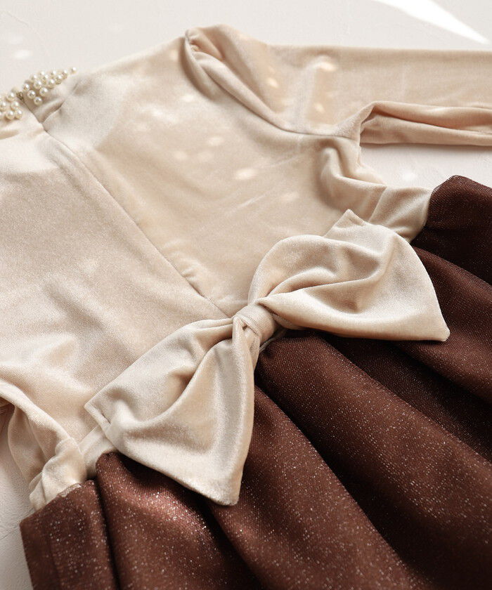 BACKYARD FAMILY「Rora ワンピース 通販 セリーナ ドッキングワンピース 子供服 ワンピ 長袖」|その他|