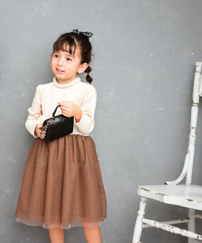 BACKYARD FAMILY「Rora ワンピース 通販 セリーナ ドッキングワンピース 子供服 ワンピ 長袖」|その他|