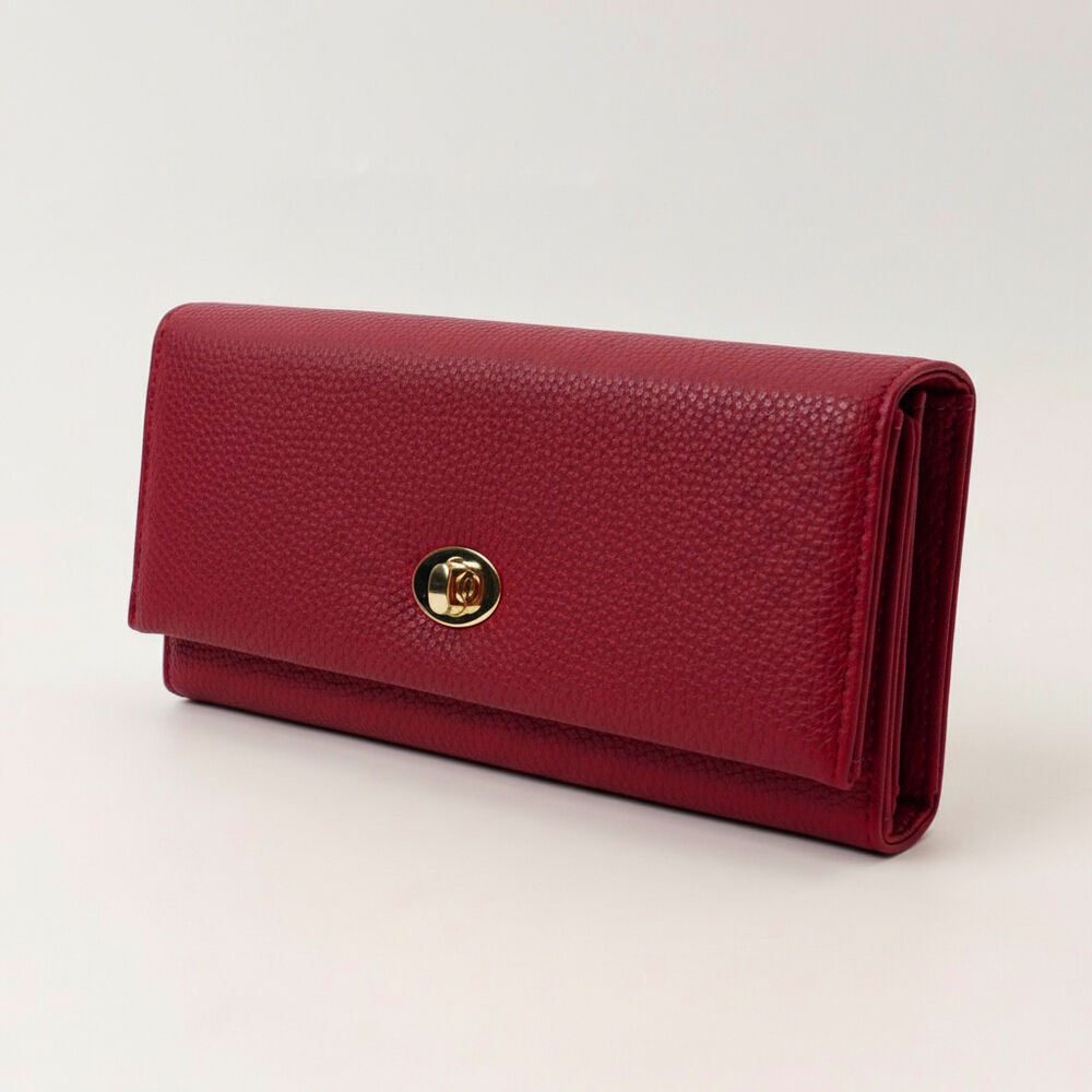 BACKYARD FAMILY「長財布 レディース 通販 三つ折り財布 大容量 おしゃれ 上品 カード入れ 小銭入れ ウォレット」|財布|レッド2