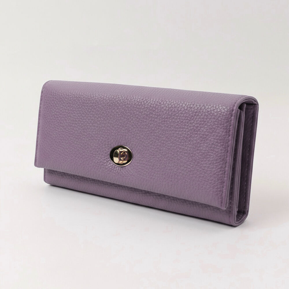 BACKYARD FAMILY「長財布 レディース 通販 三つ折り財布 大容量 おしゃれ 上品 カード入れ 小銭入れ ウォレット」|財布|パープル1