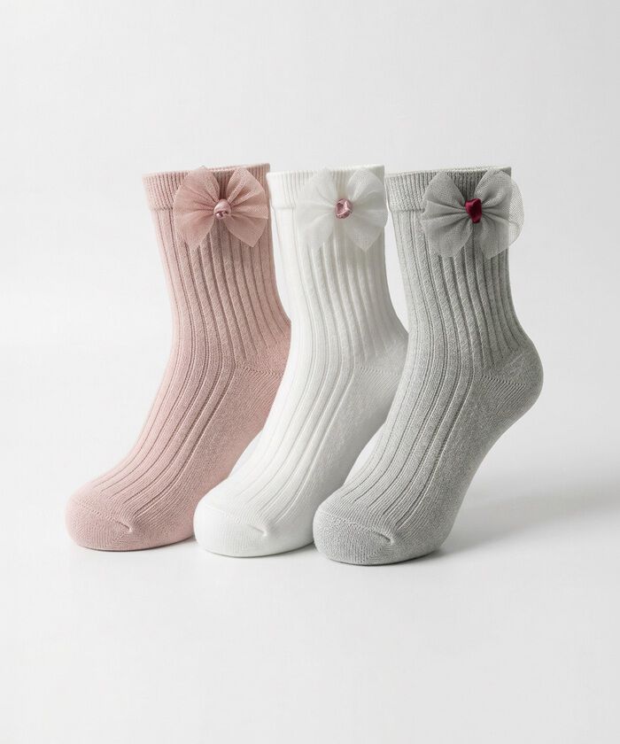 BACKYARD FAMILY「Rora 靴下 キッズ 通販 ローラ ソックス 女の子 ショートソックス リブソックス フォーマル」|ソックス|