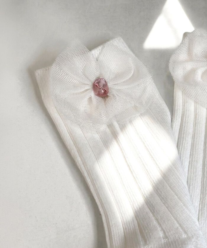 BACKYARD FAMILY「Rora 靴下 キッズ 通販 ローラ ソックス 女の子 ショートソックス リブソックス フォーマル」|ソックス|