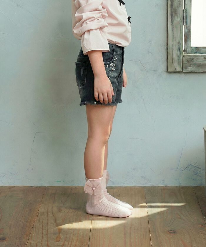 BACKYARD FAMILY「Rora 靴下 キッズ 通販 ローラ ソックス 女の子 ショートソックス リブソックス フォーマル」|ソックス|