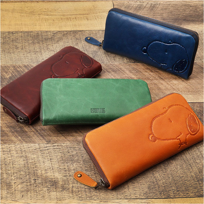 BACKYARD FAMILY「スヌーピー 長財布 大人 通販 SNOOPY 73168 財布 レザー 長サイフ ながさいふ」|財布|