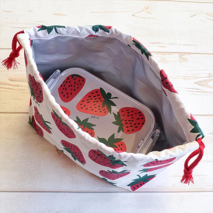 BACKYARD FAMILY「ランチ巾着 バッグ 保冷 通販 日本製 Plune 弁当袋 ランチバッグ お弁当入れ お弁当袋」|食器・キッチングッズ|