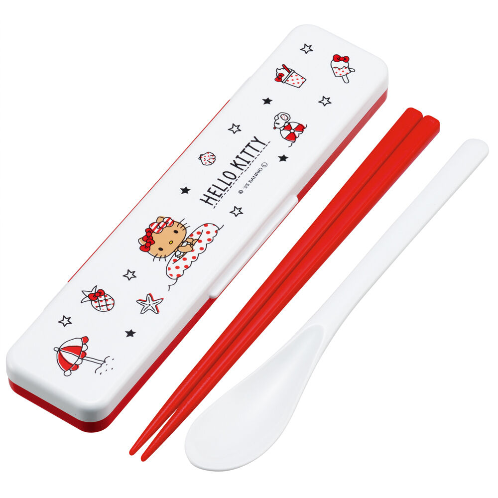 BACKYARD FAMILY「箸 スプーン セット スケーター CCS3SA 通販 日本製 skater コンビセット」|食器・キッチングッズ|ホワイト3