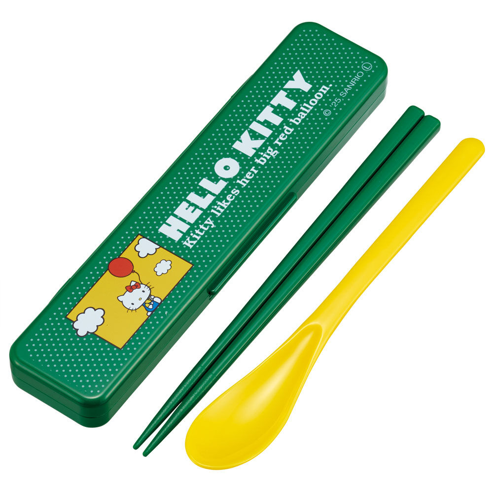 BACKYARD FAMILY「箸 スプーン セット スケーター CCS3SA 通販 日本製 skater コンビセット」|食器・キッチングッズ|グリーン2