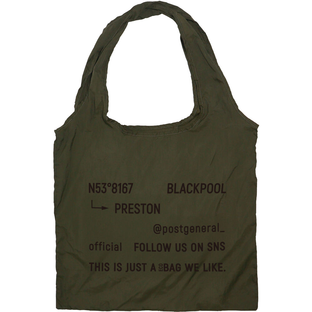 BACKYARD FAMILY「ポストジェネラル エコバッグ 通販 トートバッグ トート バッグ ショッパーバッグ 肩がけ メンズ」|エコバッグ|グリーン1