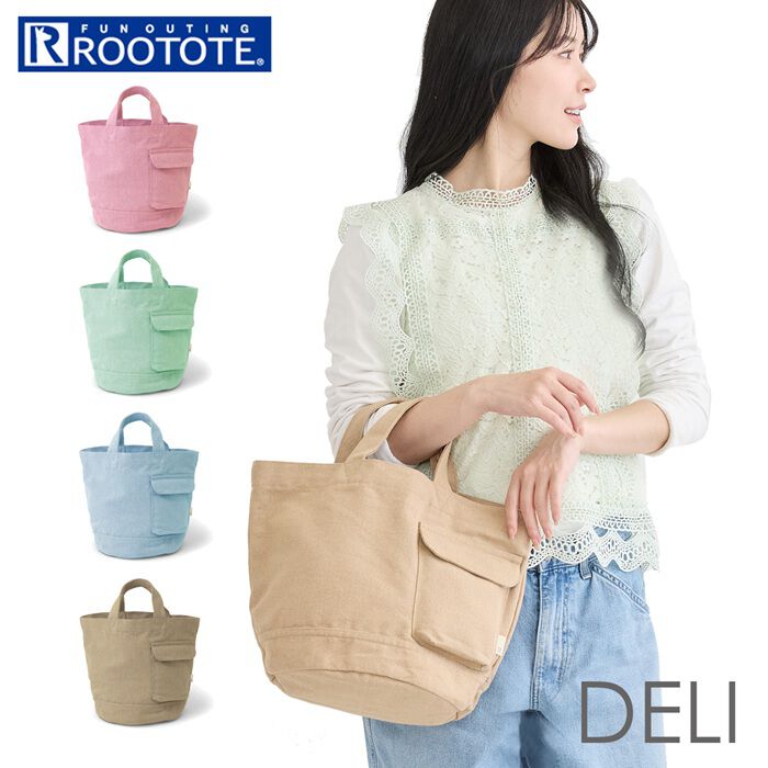 ROOTOTE「トートバッグ SN.デリ 通販 レディース おしゃれ ハンドバッグ 手提げかばん ROOTOTE」|トートバッグ|