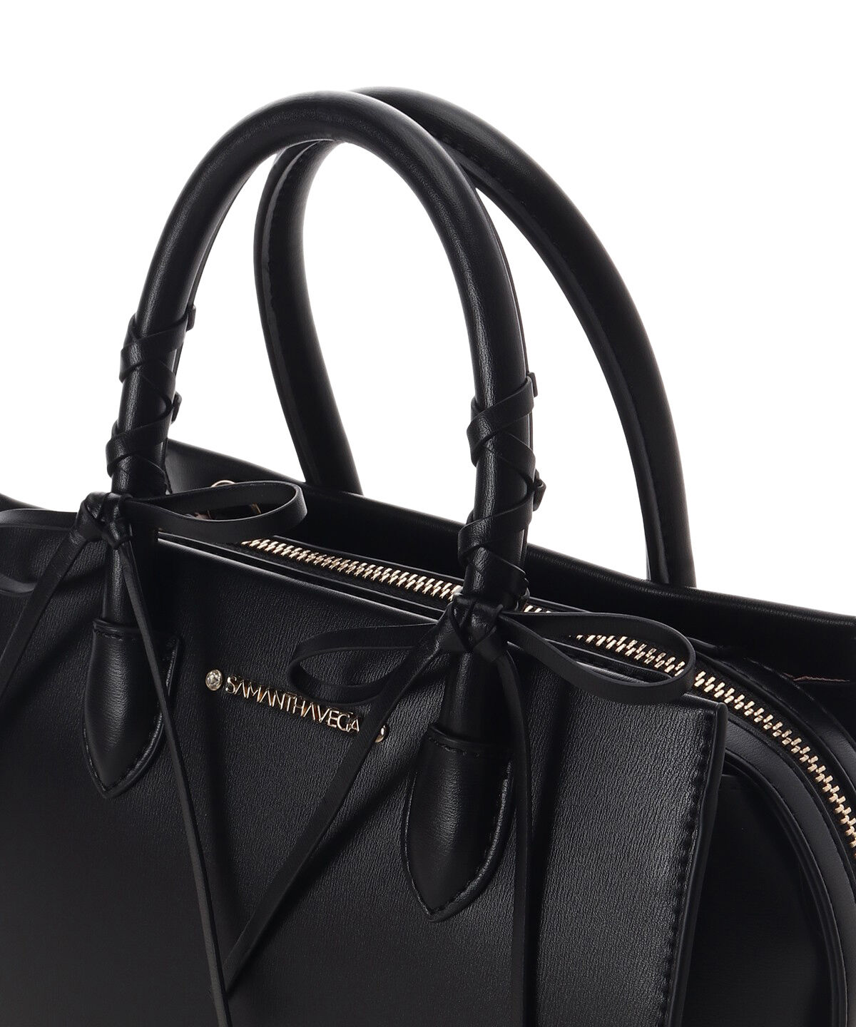 Samantha Vega「バレエコアレースアップハンドバッグ」|ハンドバッグ|