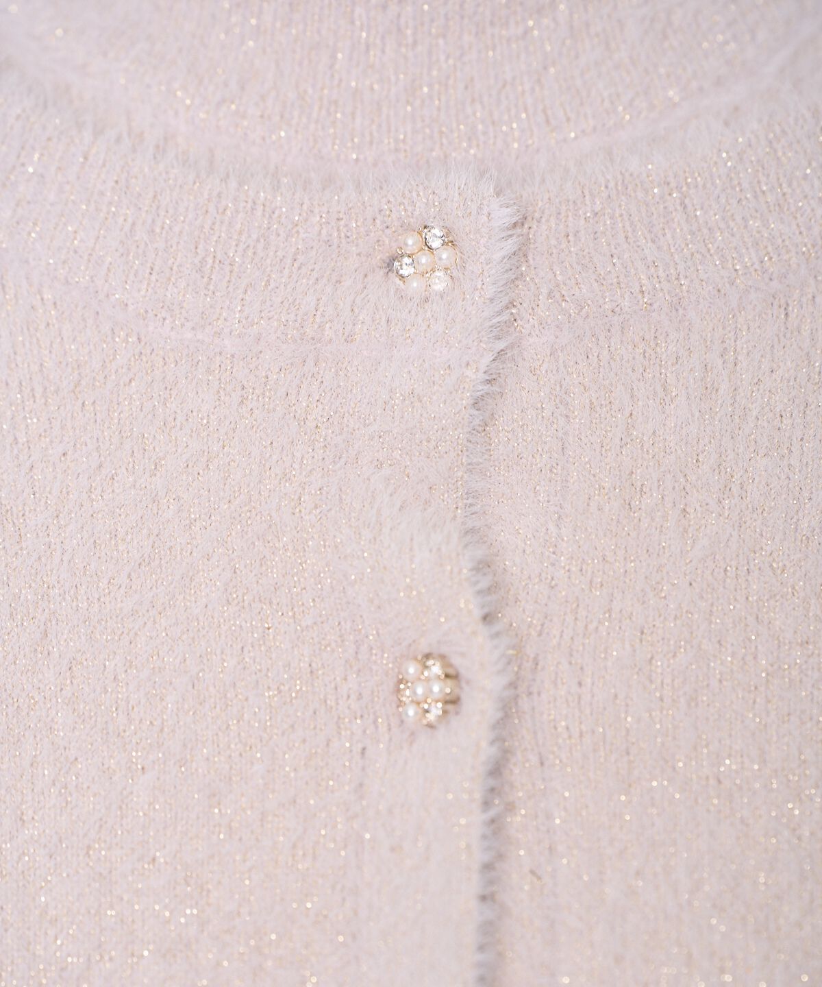 アンドクチュール「ラメフェザーニットアンサンブル」|カーディガン|