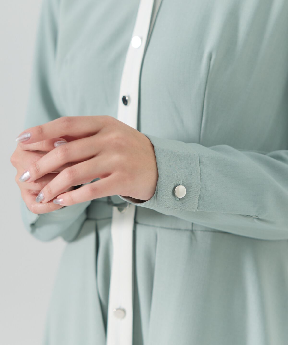 REDYAZEL「バイカラースキッパーシャツワンピース」|ワンピース|