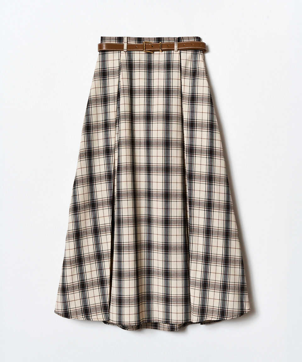 REDYAZEL「クラシカルチェックベスト&フレアスカートセットアップ」|ワンピース|