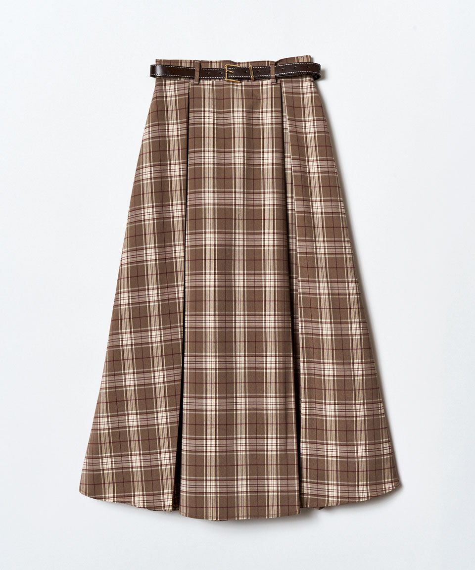 REDYAZEL「クラシカルチェックベスト&フレアスカートセットアップ」|ワンピース|