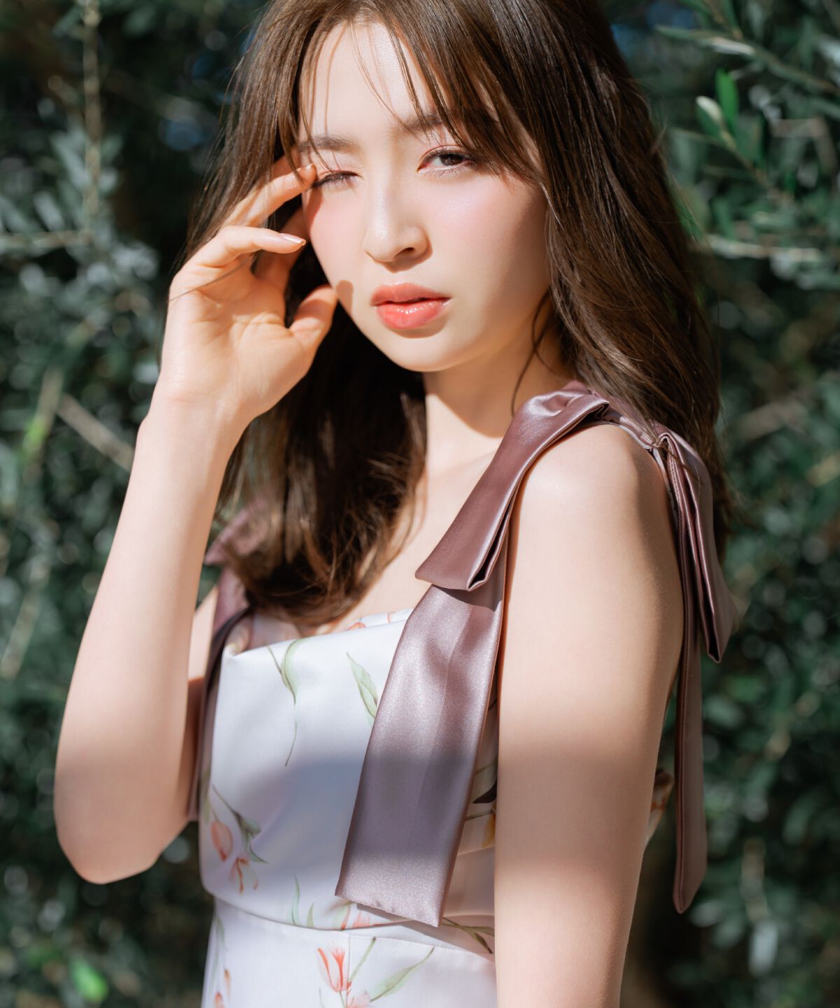 WILLSELECTION「リボンショルダーチューリップフレアワンピース」|ワンピース|