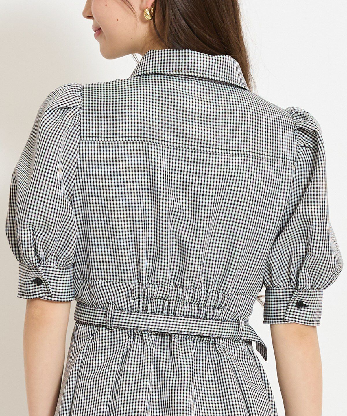 WILLSELECTION「ベルト付きタックスリーブフレアワンピース」|ワンピース|