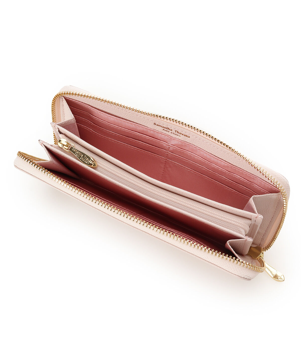 Samantha Thavasa Petit Choice「ラメフラワービジュー 長財布」|財布|