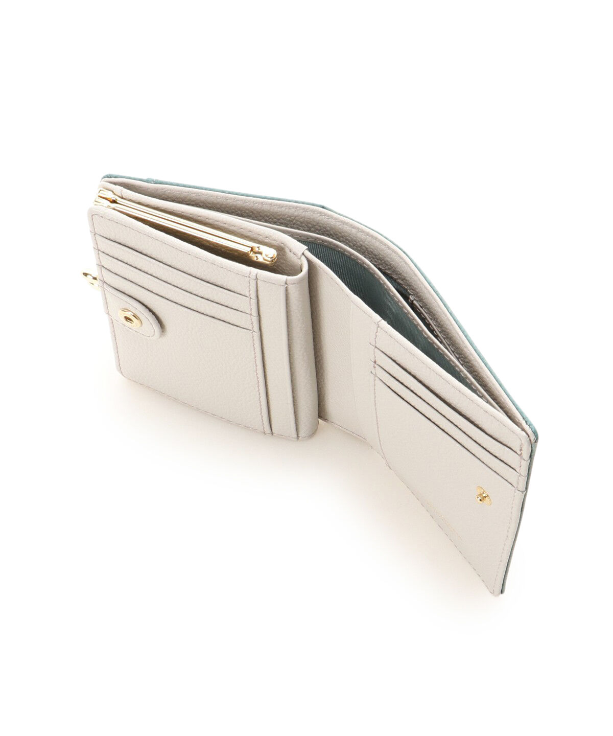 Samantha Thavasa Petit Choice「バイカラー 口金折財布」|財布|