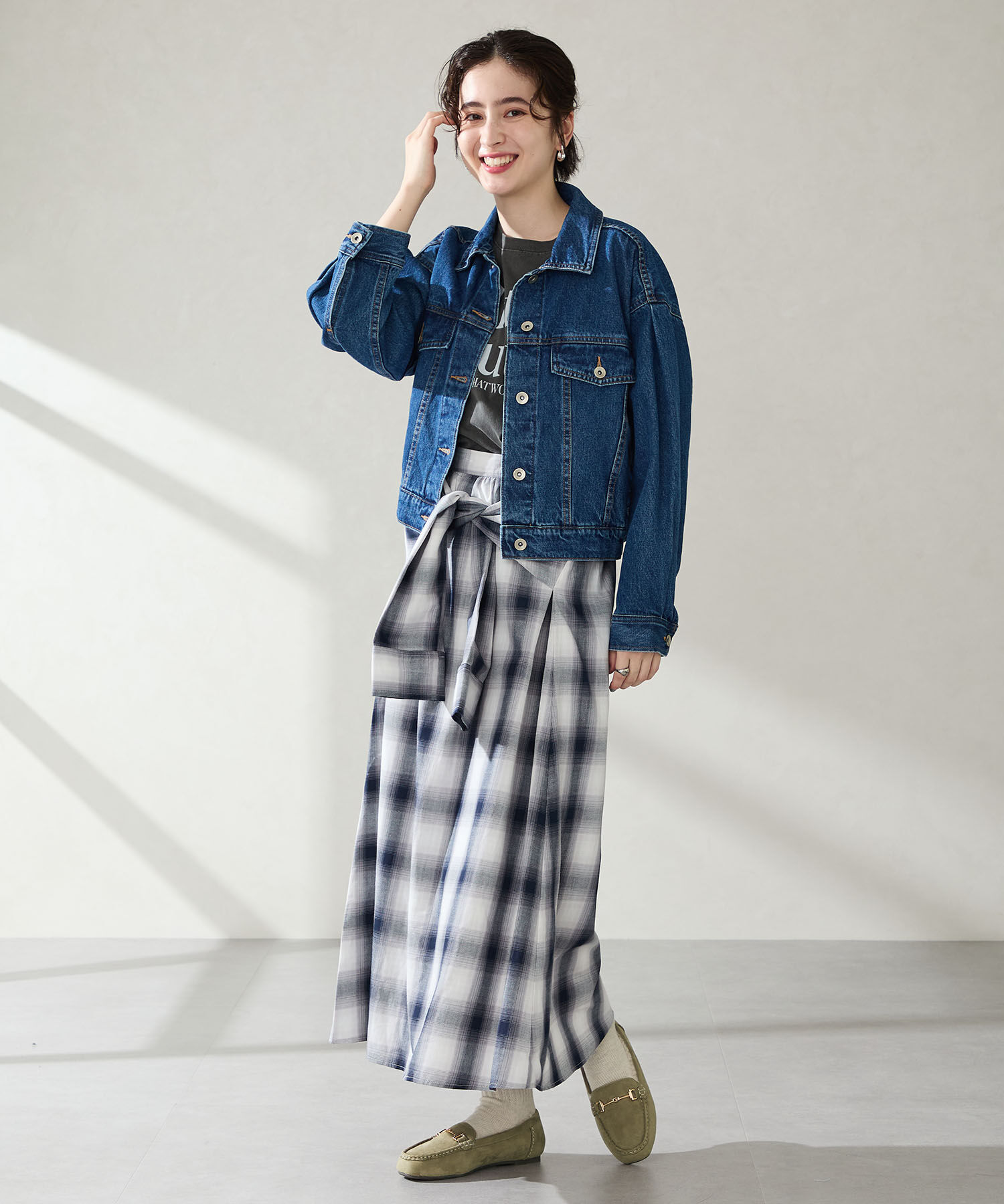 WA Oriental TRaffic「 ビット モチーフ付き ファー モカシン /52318 ムートン 防寒」|モカシン|