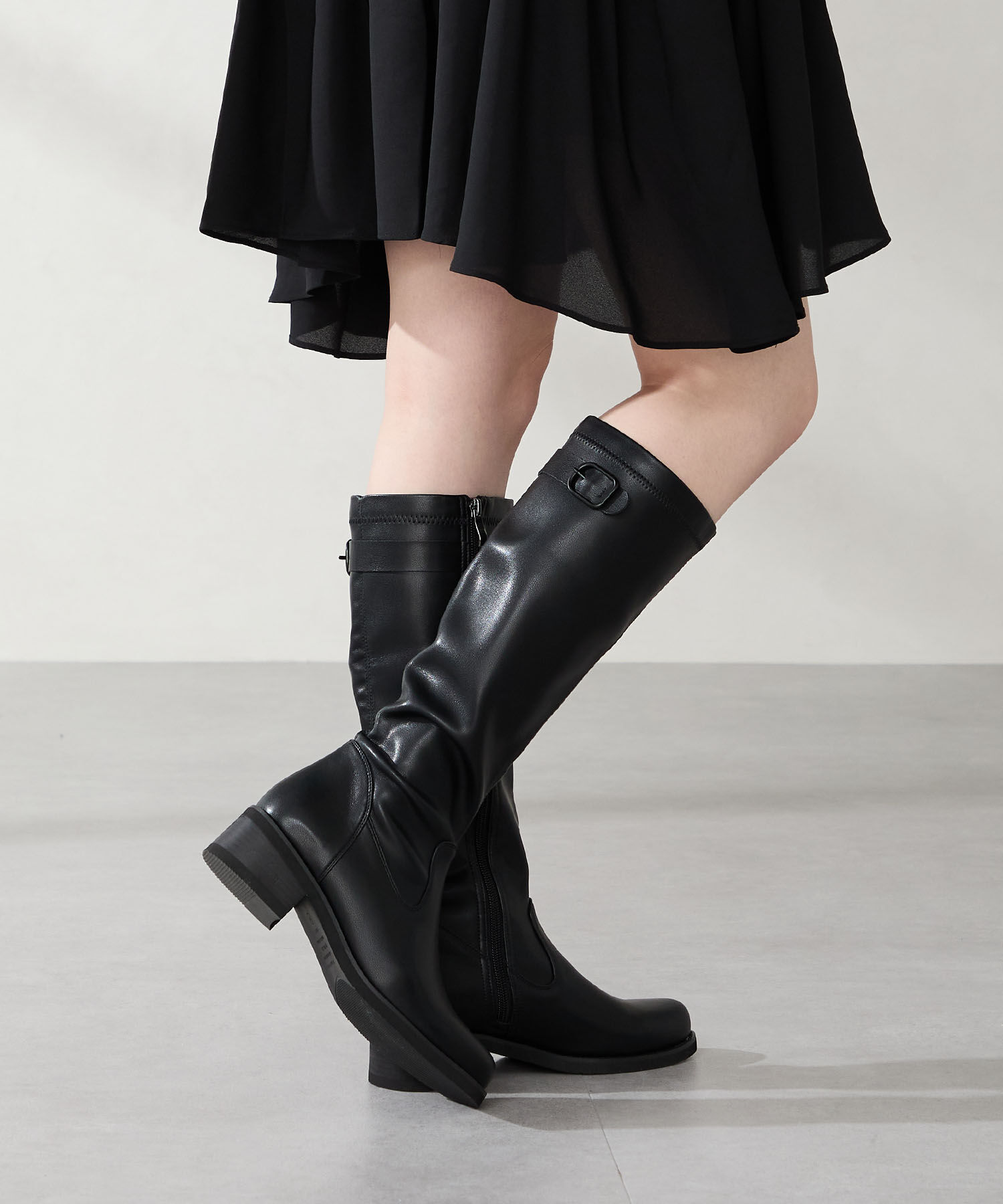 ORiental TRaffic「ピタ心地 ストレッチ ロングブーツ /51502」|ロングブーツ|