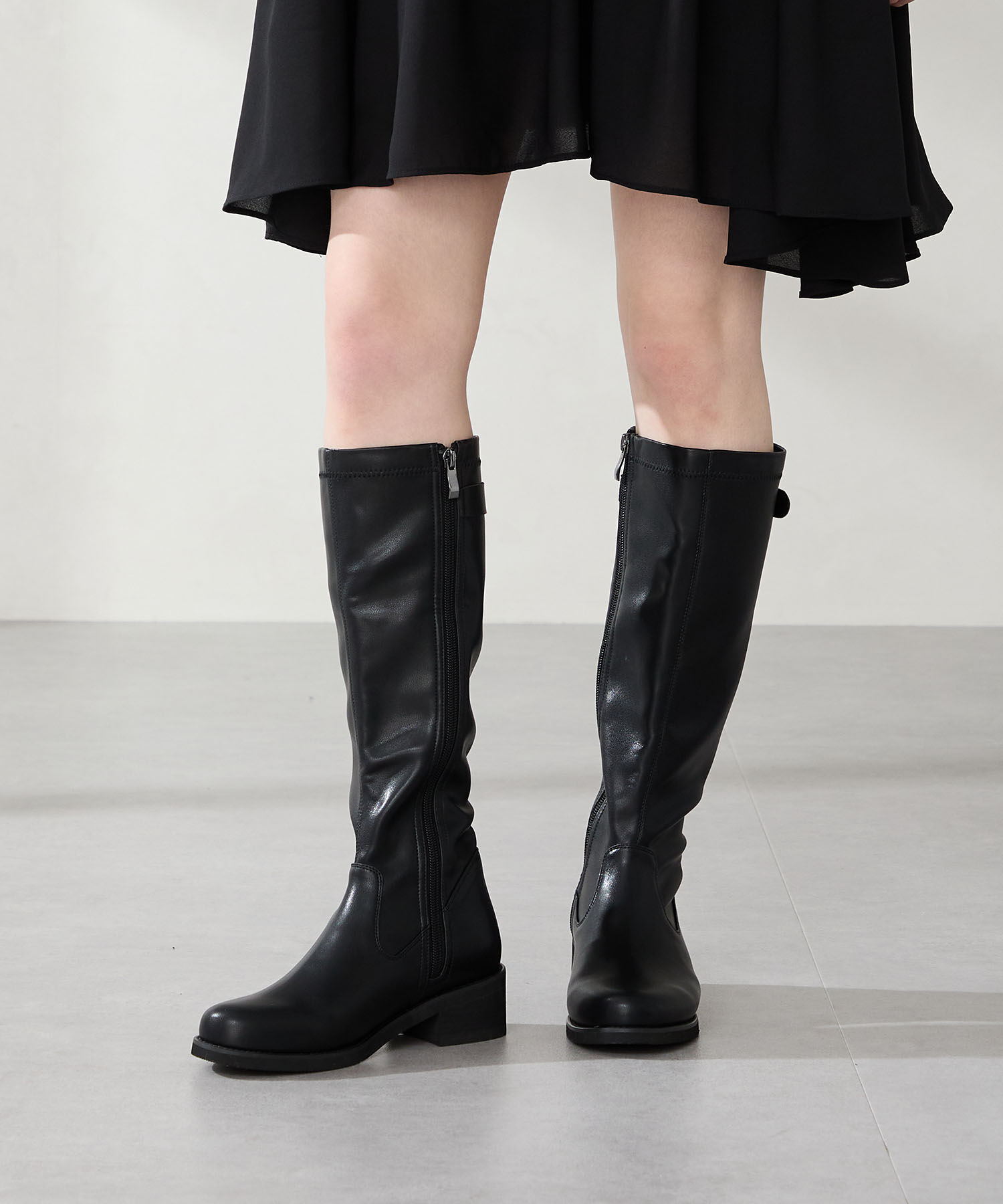 ORiental TRaffic「ピタ心地 ストレッチ ロングブーツ /51502」|ロングブーツ|