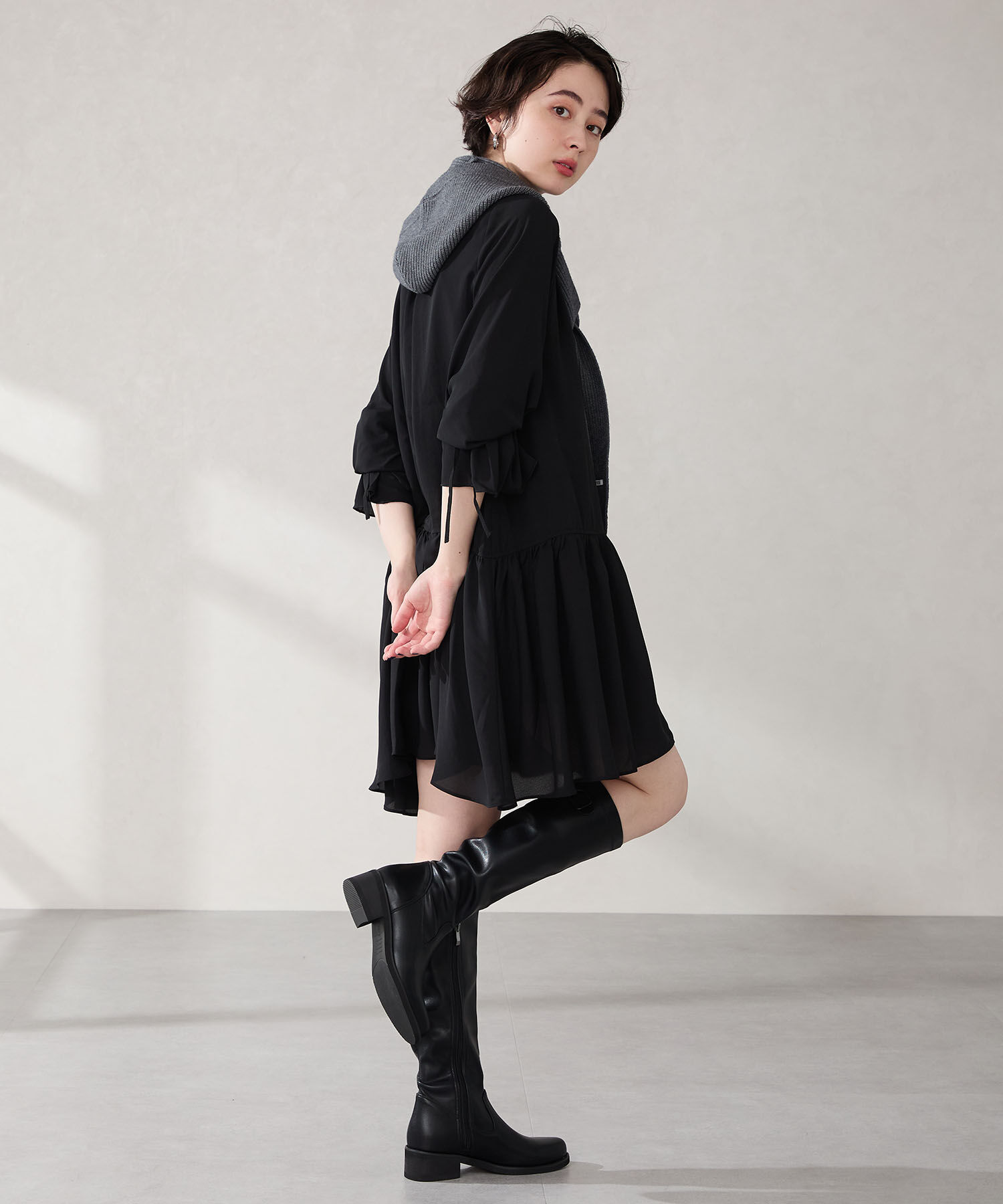 ORiental TRaffic「ピタ心地 ストレッチ ロングブーツ /51502」|ロングブーツ|