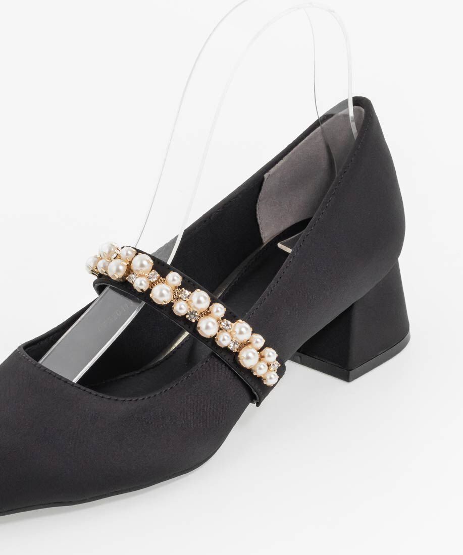  「パールビジューシューズバンド」|パンプス|