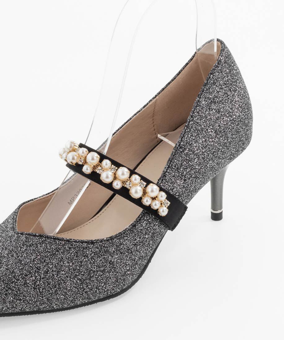  「パールビジューシューズバンド」|パンプス|