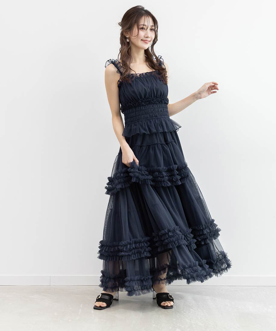  「【SUSTAINABLE】ベルトデザインニットミュールサンダル」|パンプス|