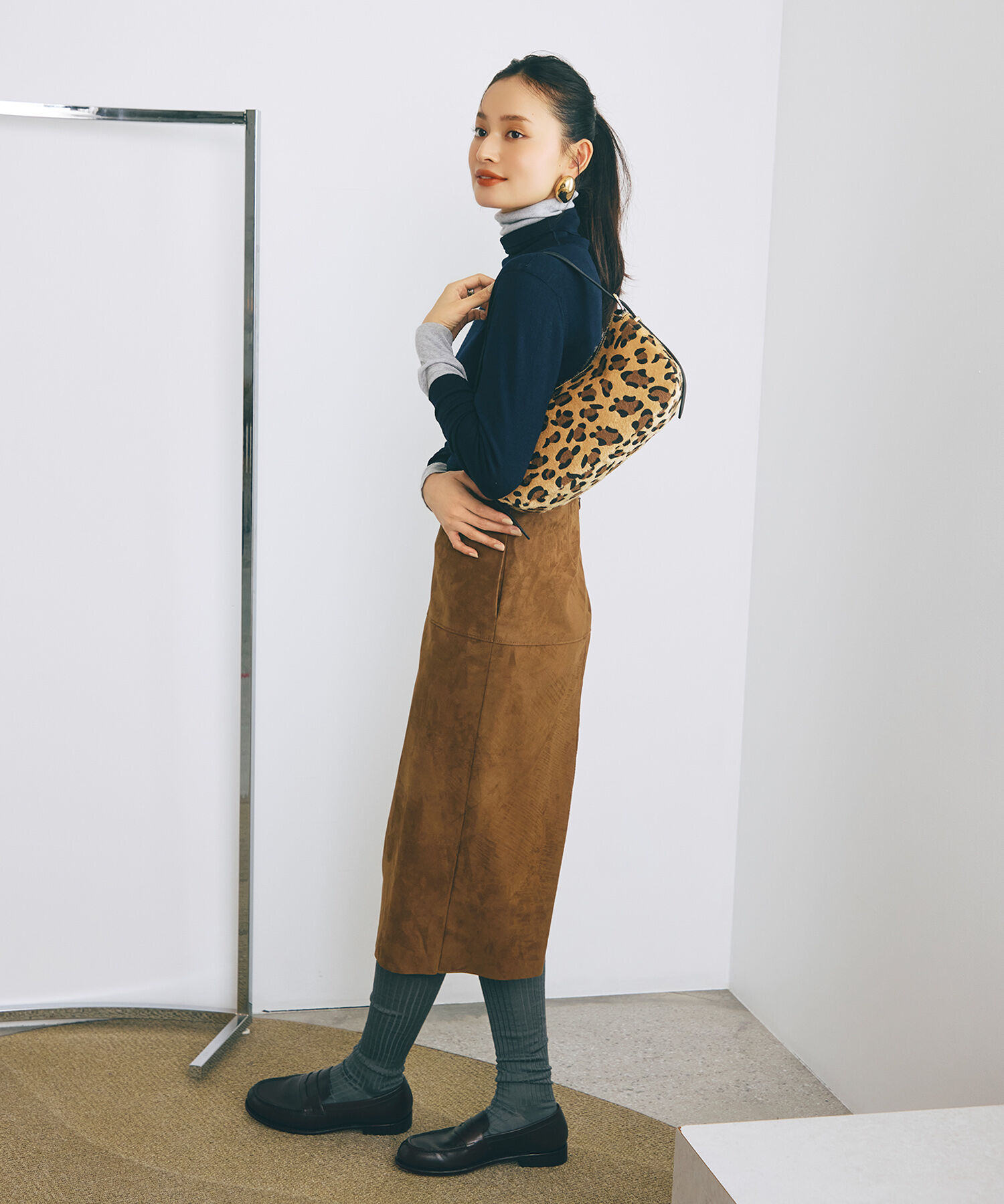 TOPKAPI TREASURE「【TREASURE TOPKAPI】レオパード ミニ ショルダーバッグ」|ショルダー・メッセンジャー|