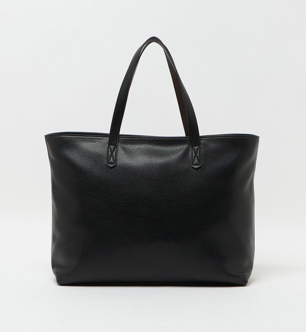 UNITED ARROWS「レザーライク トートバッグM」|トートバッグ|BLACK