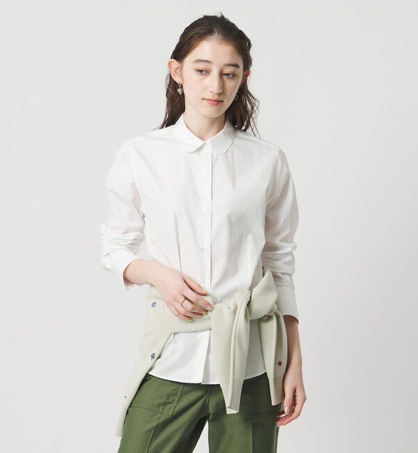 UNITED ARROWS「SOKTAS ラウンドカラー シャツ」|シャツ・ブラウス|