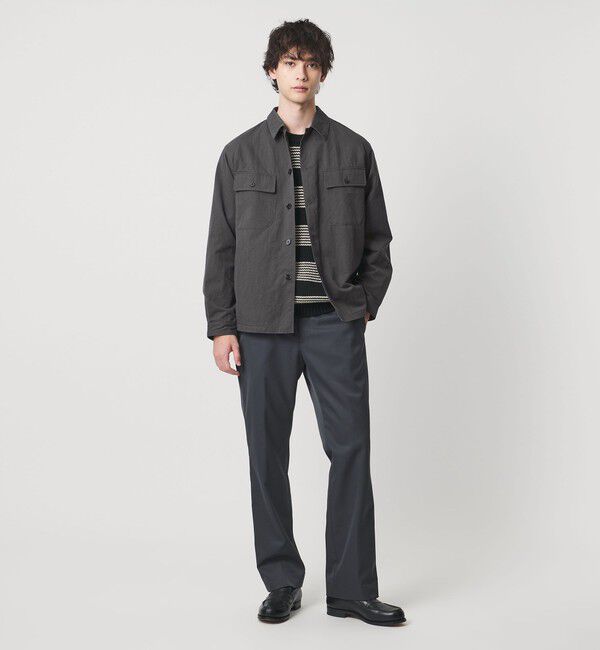 UNITED ARROWS「ツイル ミリタリー オーバーシャツ」|シャツ・ブラウス|
