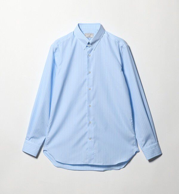 UNITED ARROWS「イージーケア AG ブルーストライプ タブカラー シャツ ー抗菌防臭ー」|シャツ・ブラウス|