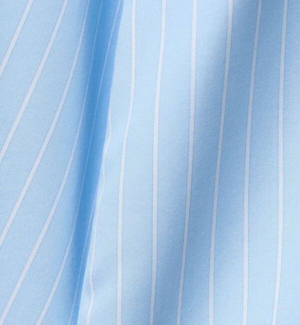 UNITED ARROWS「イージーケア AG ブルーストライプ タブカラー シャツ ー抗菌防臭ー」|シャツ・ブラウス|