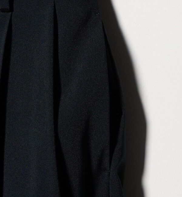 UNITED ARROWS「タック テーパード クロップド パンツ」|チノ|