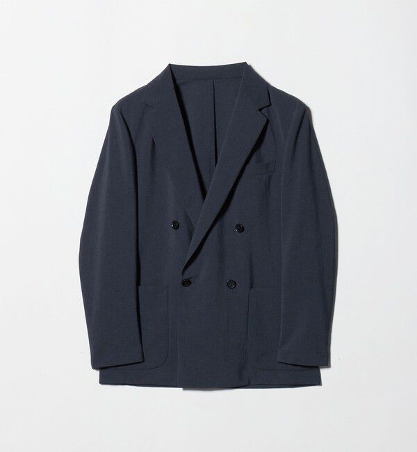 UNITED ARROWS「ポリエステル T＆T ダブル 4ボタン テーラードジャケット UA COZY ウォッシャブル ヨコストレッチ」|テーラードジャケット|
