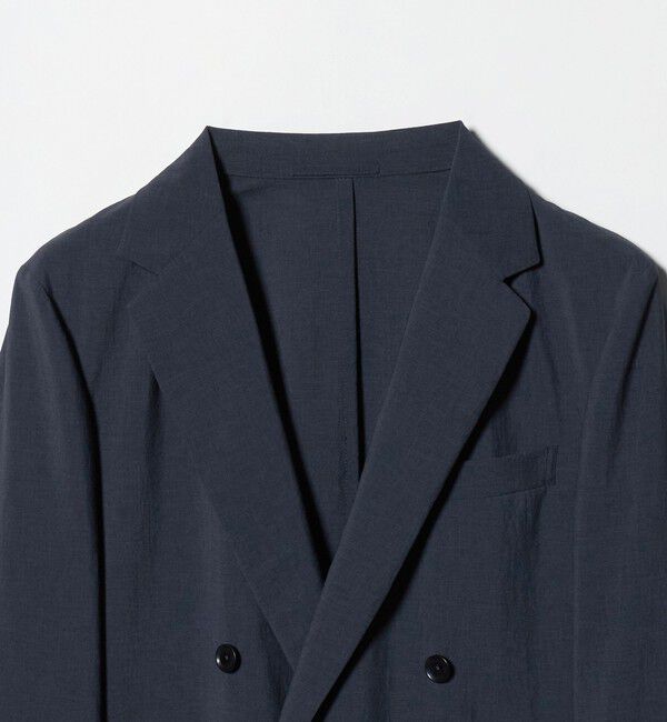 UNITED ARROWS「ポリエステル T＆T ダブル 4ボタン テーラードジャケット UA COZY ウォッシャブル ヨコストレッチ」|テーラードジャケット|