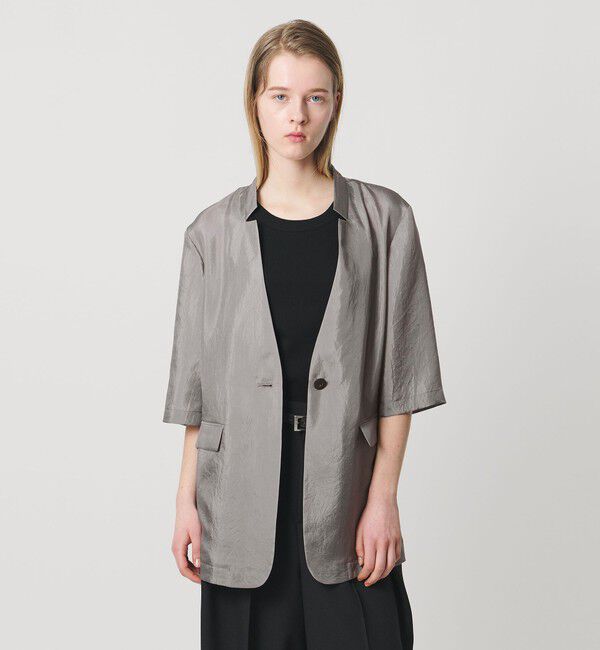AEWEN MATOPH「＜AEWEN MATOPH＞ハーフスリーブ ジャケット」|テーラードジャケット|