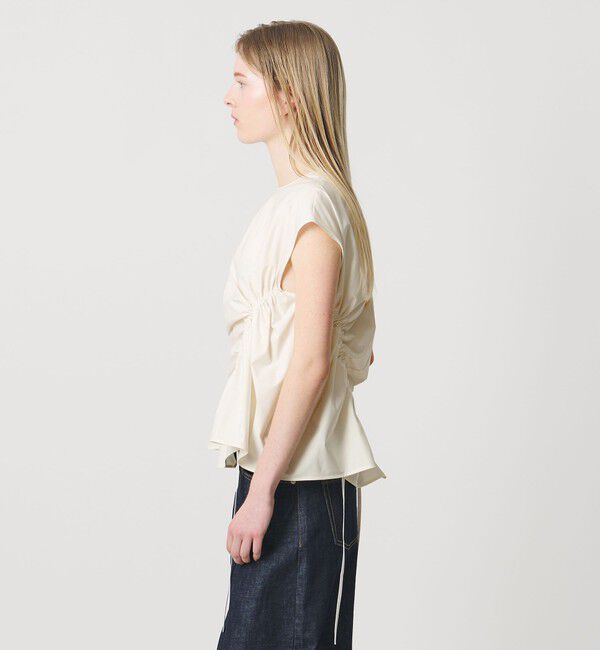 AEWEN MATOPH「＜AEWEN MATOPH＞イレギュラーギャザーブラウス ウォッシャブル」|シャツ・ブラウス|