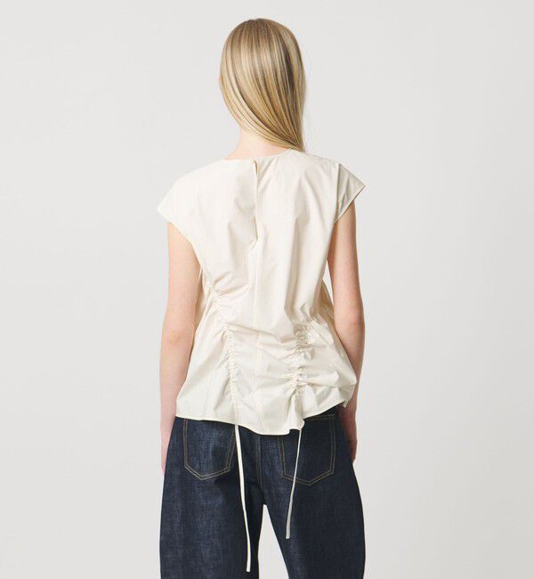 AEWEN MATOPH「＜AEWEN MATOPH＞イレギュラーギャザーブラウス ウォッシャブル」|シャツ・ブラウス|