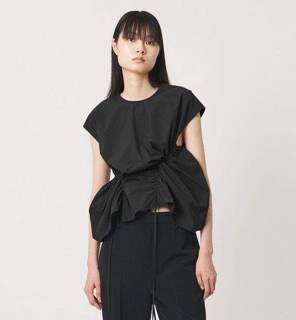 AEWEN MATOPH「＜AEWEN MATOPH＞イレギュラーギャザーブラウス ウォッシャブル」|シャツ・ブラウス|