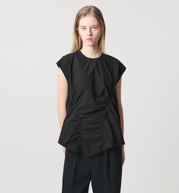 AEWEN MATOPH「＜AEWEN MATOPH＞イレギュラーギャザーブラウス ウォッシャブル」|シャツ・ブラウス|