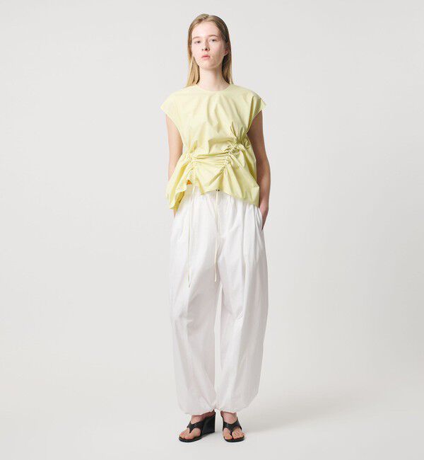 AEWEN MATOPH「＜AEWEN MATOPH＞イレギュラーギャザーブラウス ウォッシャブル」|シャツ・ブラウス|