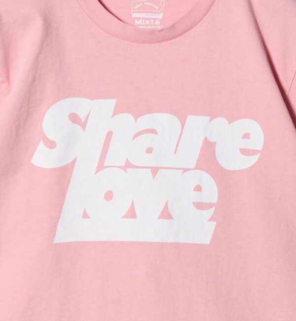 UNITED ARROWS「【別注】＜MIXTA＞SHARE LOVE Tシャツ」|Tシャツ・カットソー|