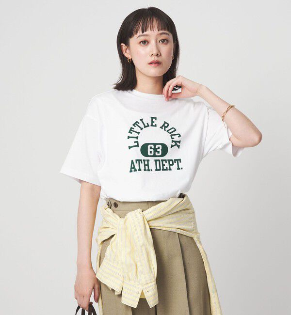 UNITED ARROWS green label relaxing「【別注】＜Champion＞プリント Tシャツ」|Tシャツ・カットソー|
