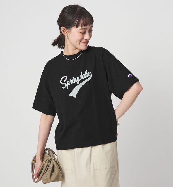 UNITED ARROWS green label relaxing「【別注】＜Champion＞プリント Tシャツ」|Tシャツ・カットソー|