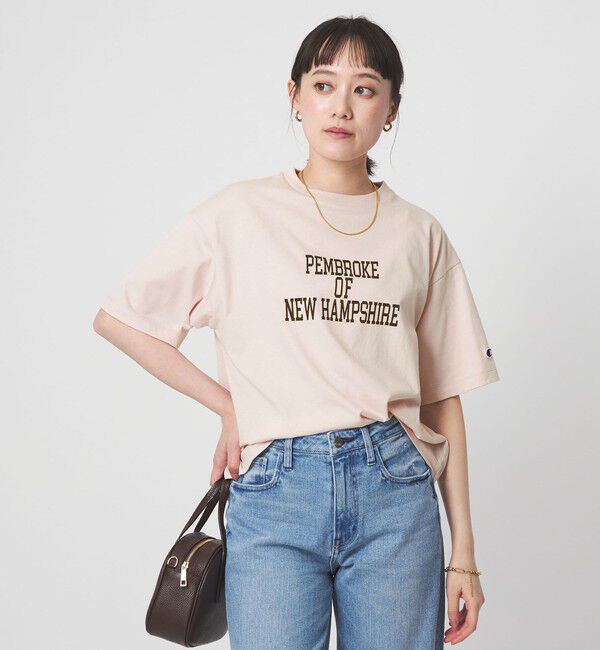 UNITED ARROWS green label relaxing「【別注】＜Champion＞プリント Tシャツ」|Tシャツ・カットソー|